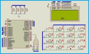 Matrix Keypad Interfacing using Proteus