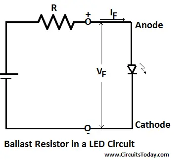 Ballast Resistor in a LED Circuit
