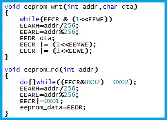 GSM Relay Control - Code to Read Write of EEPROM Data