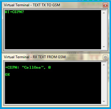 Inquiring name of the Service Provider