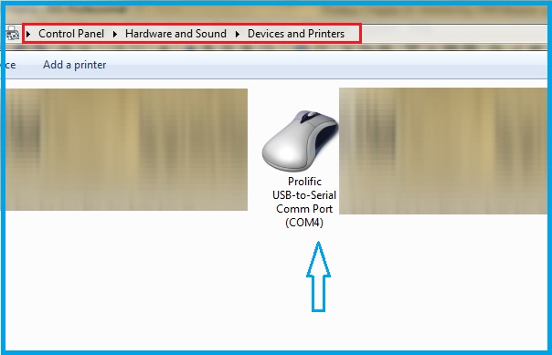 Port Number of Serial Converter