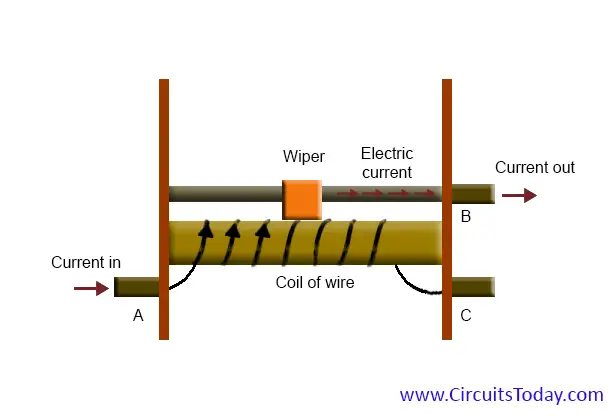 Rheostat Working Construction Types, Rheostat Wiring Diagram