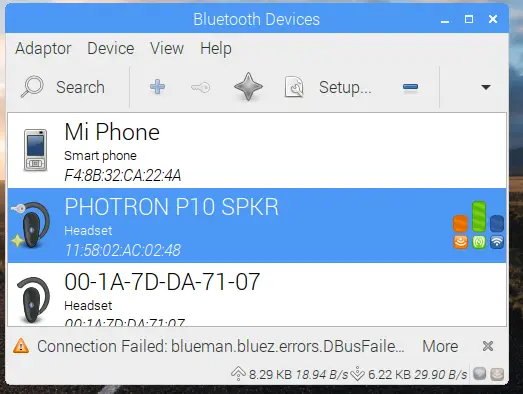 Headset Connection