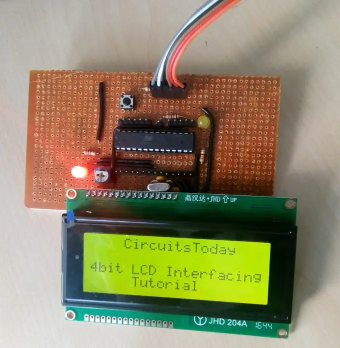 Interface LCD Module with AVR in 4-Bit Mode