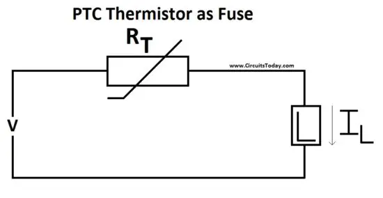 PTC Thermistor as Fuse