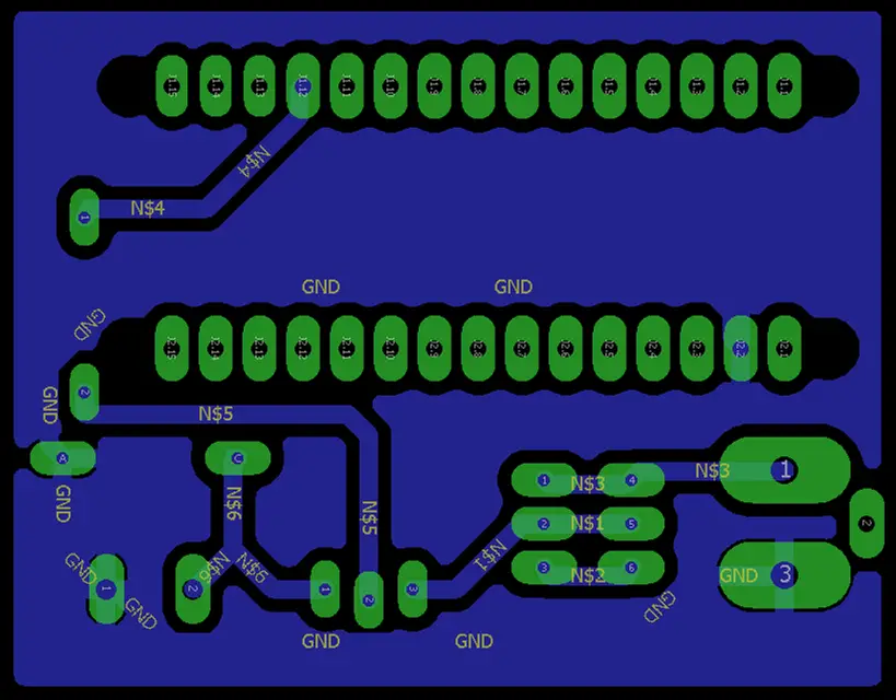 Arduino-PWM DC Motor Control - PCB Design