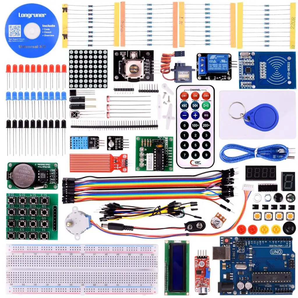 Longruner Upgrade RFID Master Starter Kit for Arduino with Tutorials
