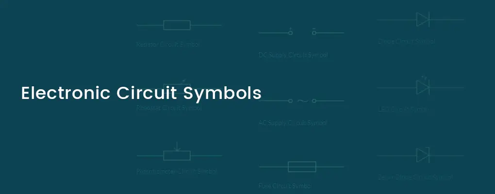 Electronic Circuit Symbols - Components and Schematic ...