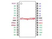 Program and upload bootloader in new ATmega328p IC. Program ATtiny25/45 ...