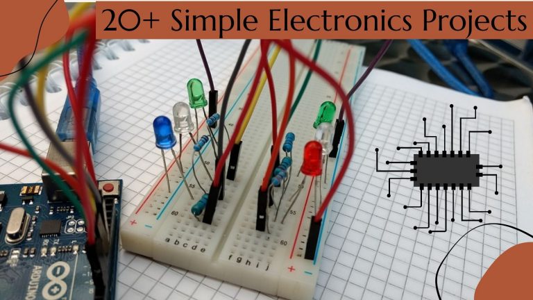 20+ Simple Electronics Projects and Small Basic Hobby Projects/Circuits